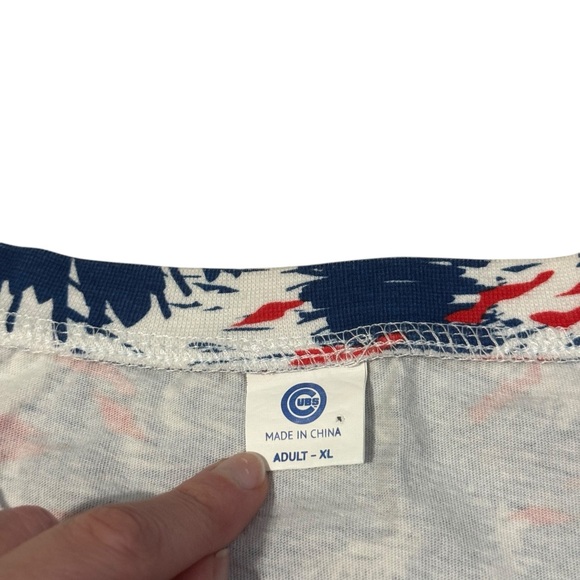 Chicago Cubs Brand Tie Dye MLB Baseball Shirt Adult XL Wrigley Field Hippie - Picture 3 of 7